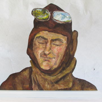 WW1 airman after E M Collier. Home thoughts..